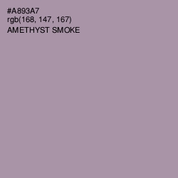 #A893A7 - Amethyst Smoke Color Image